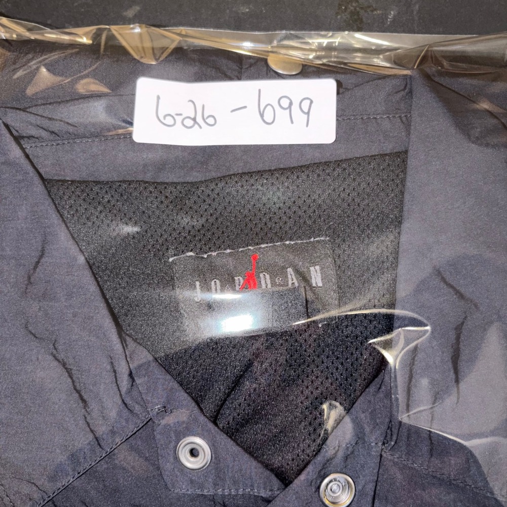 Jordan Russell Westbrook Why Not? Coaches Jacket Black Mens Small - Picture 10 of 10